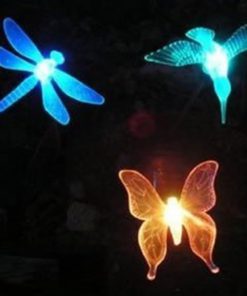 Esky Solar Powered Hummingbird Butterfly & Dragonfly Garden Stake Light With .. 12 57 56c34360 b3dd 4aeb a219 c7aedac46b79