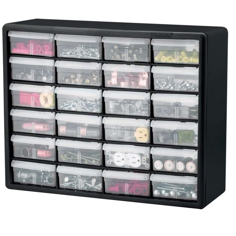 Akro-Mils 10124 24 Drawer Plastic Parts Storage Hardware And Craft Cabinet 20.. - $38.95