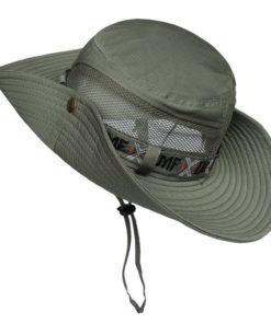 Alternative view of Lethmik Boonie Hat Summer Fishing Sun Hat Outdoor Camouflage Hat With Chin Cord