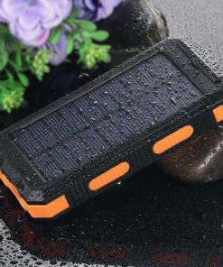 Alternative view of Solar Charger Solar Power Bank 10000Mah External Backup Battery Pack Dual Usb..