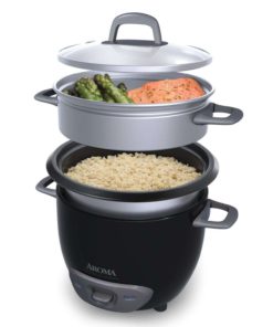 Alternative view of Aroma Housewares 6-Cup (Cooked) (3-Cup Uncooked) Pot Style Rice Cooker And F..