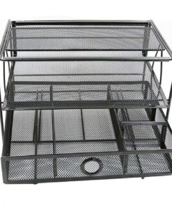 Easypag Mesh Desk Organizer Tray With 5 Stacking Sorter Sections Double Lette.. 9 57 5854118f 2675 48df aed6 a3b502ccbf3b