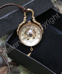 Skeleton Pendant Pocket Watch Mechanical Movement Hand Wind Steampunk Vintage.. 11 57 59547f2f 1379 444b abe2 da83e918b5cb
