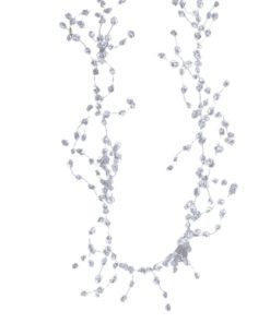 Kurt Adler 6' Plastic Ice Wire Clear Garland