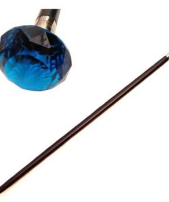 Victorian Walking Stick Cobalt Blue Cut Glass Cane