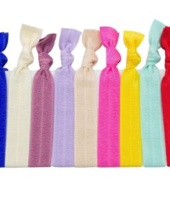 Jlika Elastic Hair Ties (Set Of 100) Colorful Prints And Solids No Crease Ouc.. 15 57 5e115367 ae34 4a45 ab33 cf225d43b5ff