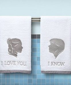 Star Wars Han And Leia Bathroom Hand Towels