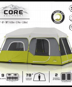 Core 9 Person Instant Cabin Tent - 14' X 9' 11 57 5f963e9f c01b 4e7c b585 2eea28c6bafe