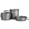Healthpro Titanium Lightweight 3-Piece Pot And Pan Camping Hiking Cookware Set 15 57 5f9c2781 771a 4b12 a04b 421943d3ac65