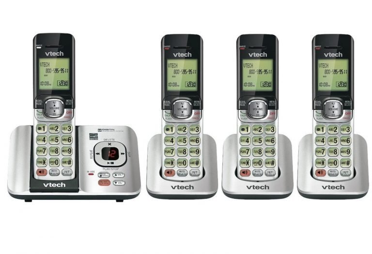 Vtech Cs6529-4 Dect 6.0 Phone Answering System With Caller Id/Call Waiting 4 ..