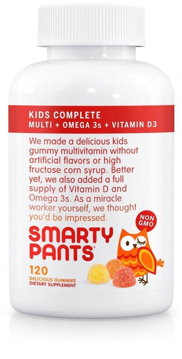 Smartypants Kids Complete Gummy Vitamins: Multivitamin Vitamin D3 B12 (Methyl..