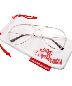 Grinderpunch New Non-Prescription Premium Aviator Clear Lens Glasses Gold 3 57 616cca3b ec36 461c 97eb b20aefde7bef