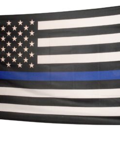 Alternative view of Thin Blue Line Flag Usa 5 X 3 Ft Full Size Police Flag For Men And Women Of L..