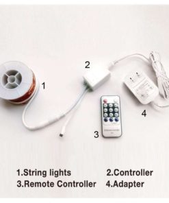 Alternative view of Orgmemory Copper Led String Lights (80 Ft 240 Leds Warm White Ul Certified Po..