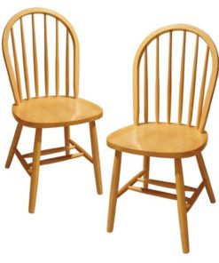 Winsome Wood Windsor Chair Natural Set Of 2