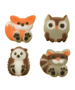Forest Friends Woodland Animal Sugar Cup Cake Cupcake Decorations 12 Count