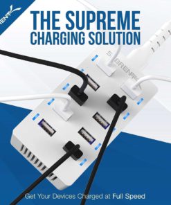 Sabrent 60 Watt (12 Amp) 10-Port Family-Sized Desktop Usb Rapid Charger. Smar.. 12 57 64245b97 477f 409b b3b7 f244364cfe5e