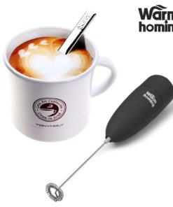 Alternative view of Milk Frother - Milk Steamer Electric Rubber Handheld Milk Frother With Stand