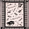 Music Notes Piano & Instruments Afghan Throw Blanket 50" X 60" 6 57 64c2f760 8e70 4b2c 802f ede05575f5a4