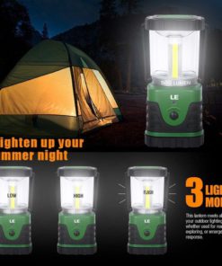Alternative view of Le 500Lm Outdoor Led Lantern 3 Modes Portable Battery Powered Ipx4 Shockproof..