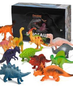 Prextex Realistic Looking 7" Dinosaurs Pack Of 12 Large Plastic Assorted Dino.. 7 57 6590fd29 f418 4821 9bd4 4ed030cbb307