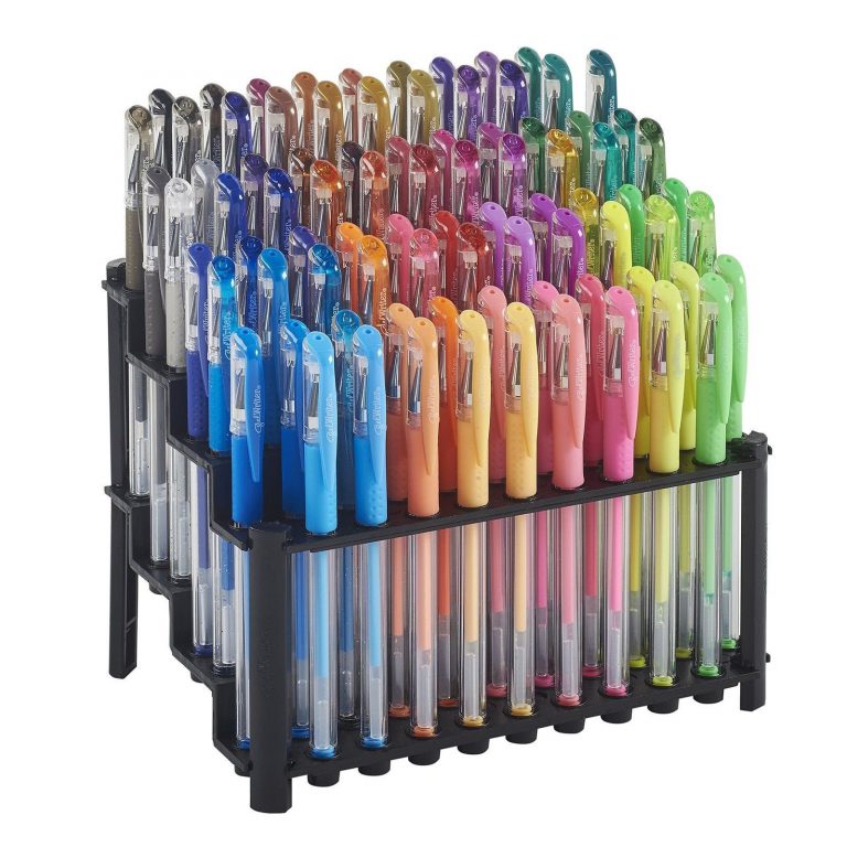 Ecr4Kids Gelwriter Multicolor Gel Pens In Stadium Stand (84 Count)