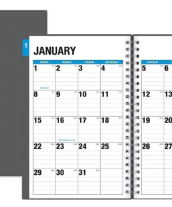 Blue Sky 2017 Weekly & Monthly Planner Wire-O Binding 5" X 8" Classic (19578) 10 57 661889fa 637c 4542 928e 05c2fdc7dc9f