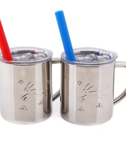 Housavvy Rabbit Stainless Steel Kids Cups With Lids And Straws 2 Pack (7.5 Oz) 27 57 6698306e 86ff 4c1a b824 25db1da74f83 1
