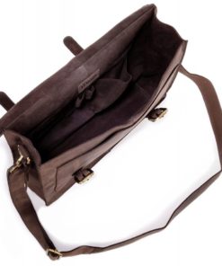 Leabags Omaha Genuine Buffalo Leather Briefcase In Vintage Style Nutmeg 14 57 66d31dad 6b02 4e98 a35c c42bb9c66d40