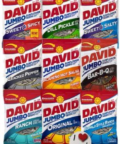 David Sunflower Seeds 9 Pack Variety (5.25 Oz Each) Includes Bonus Magnet - $34.95