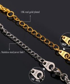 U7 Jewish Jewelry Magen Star Of David Pendant Necklace Women Men Chain Black .. 11 57 678019eb 83b6 4cb3 ab34 8a5931e66f73