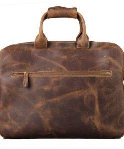 Alternative view of Kattee Men's Leather Durable Briefcase 16" Laptop Bag