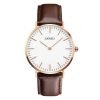 Cakcity Mens Watch Leather Band Casual Classic Stainless Steel Watch With Bro.. 18 57 6aca4b06 0ed3 47b2 9a42 203cecc06e26