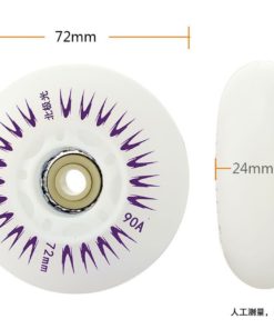 Allnice 4 Pcs Led Flash Shining Inline Skates Wheel With Flash 72Mm 90A Skate.. 8 57 6b390261 ee94 46f7 a29c a43b46ed4f7d