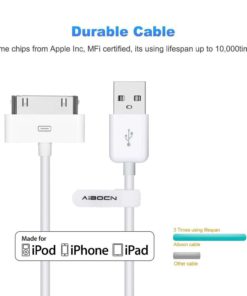 Aibocn Apple Mfi Certified 30 Pin Sync And Charge Dock Cable For Iphone 4 4S .. 8 57 6b5e32cc 2ee2 48b7 ae15 2404a1821c03