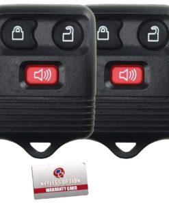 Alternative view of 2 Keylessoption Replacement Keyless Entry Remote Control Key Fob Clicker Tran..