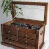 Collector's Choice Knife Display Case Cabinet Storage Cabinet Solid Wood Gall..