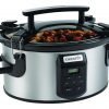 Crockpot Sccpvs600Ecp-S Cook And Carry Cooker With Digital Control 6 Quart Si..