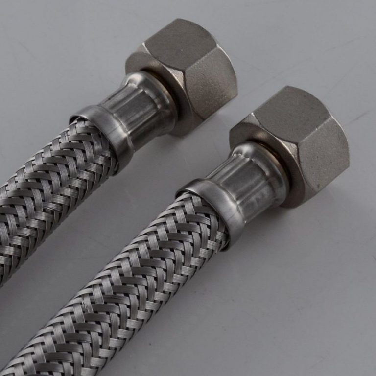 Kes Ius1024-P2 Faucet Connector Braided Stainless Steel Supply Hose 3/8-Inch .. - $11.95