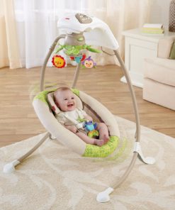 Fisher-Price Deluxe Cradle 'N Swing Rainforest Friends X7340 746775161651 12 57 6ccd9118 a83f 4cee b1b3 ff1ad31f35c9
