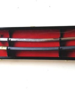 Alternative view of 1 Sword Display Case Cabinet Stand Holder Wall Rack Box - Lockable W/ 98% Uv ..