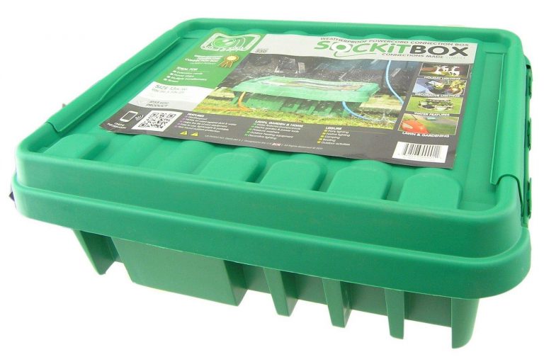 Sockit Box Fl-1859-330-G Weatherproof Powercord Connection Box 330 Green Large