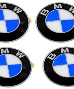 Alternative view of Bmw Wheel Center Cap Emblems (4) Insignia Badge 64.5Mm Oem E46 E60 E90 E92