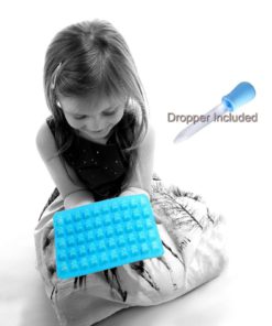 Alternative view of 50 Cavity Silicone Gummy Bear Candy Mold With Easy Fill Jello Shot Syringe. M..