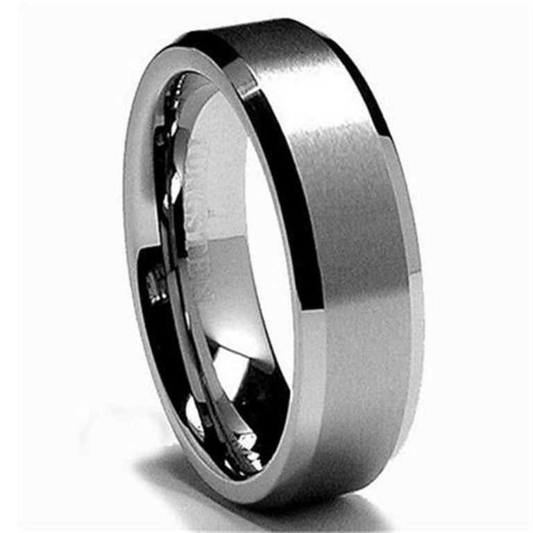 King Will 6Mm Tungsten Men's Wedding Band Ring In Comfort Fit Matte Finish Li..