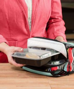 3-Compartment Bento Lunch Box / Sturdy Plastic Food Containers (Set Of 10) Wi.. 9 57 6e958006 21fe 4c8f 96b4 0ab0b602fc37