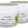 Deluvia Miracle Aloe Cream - Two 8Oz Jars - Enriched With The Most Potent Org..