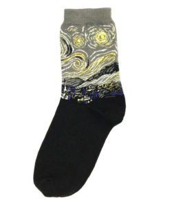 Alternative view of Wrapables Famous Painting Masterpiece Artwork Crew Socks (5 Pairs) Collection 2