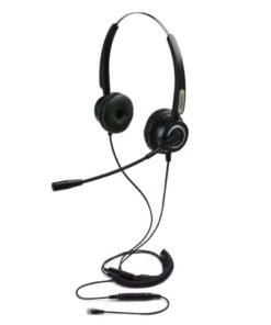 4-Pin Rj9 Binaural Headset Agptek Hands-Free Call Center Headphone For Desk P.. 10 57 6f1070b4 aa22 42cf 92fe 930aad413271
