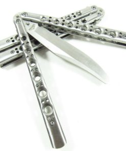 Alternative view of Generic Enhanced 1 X Practice Trainer Training Knife Tool Silver